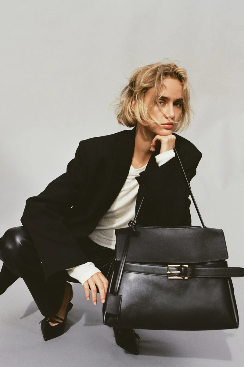 اتش اند ام Strap-Detail Handbag