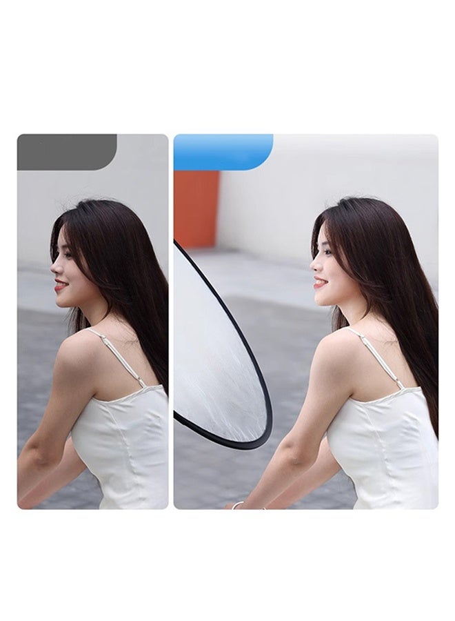 5-In-1 Multi Reflector With Bag，Clear/Black/Gold - Image 3