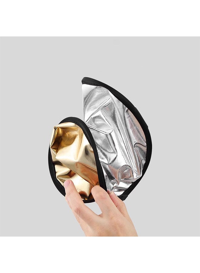 5-In-1 Multi Reflector With Bag，Clear/Black/Gold - Image 4