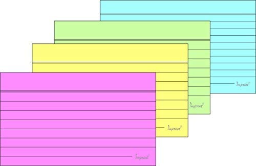 IMPRINT Ruled Index Cards 3x5 Inches 100 Cards Multicolor - Image 3