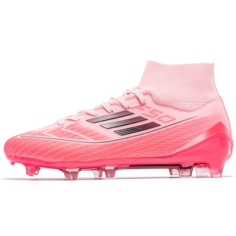 F50 Unisex Football Shoes – High Top Anti-Slip Rubber Cleats for Adults