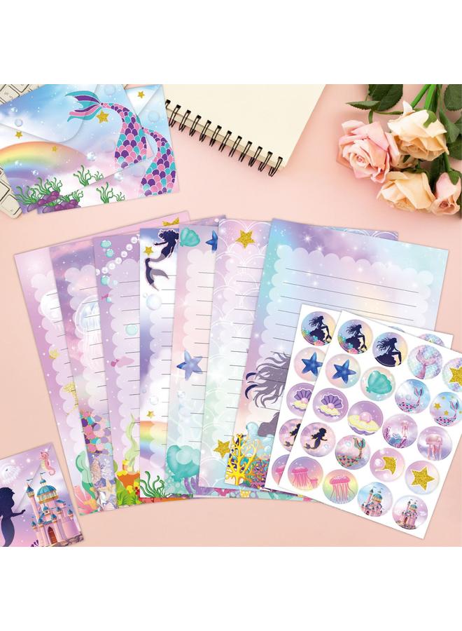 Bluejw Mermaid Suit Envelope Letter Paper 160 Creative Advanced Letter Fishtail Suit New Product - Image 5