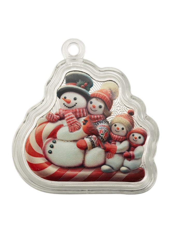 PAMP Snowman Sleigh Ride Silver Coin with Color - Image 3