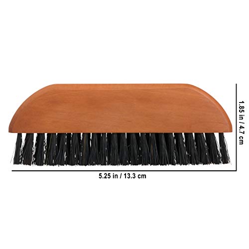 Redecker Natural Pig Bristle Pocket Clothes Brush with Oiled Pearwood Handle, 5-1/2 inches, Versatile Compact Hand Brush Removes Lint, Pilling and Debris from Garments, Made in Germany - Image 4