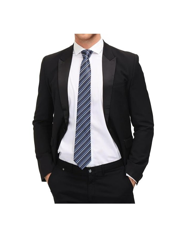 Oasisgalore 4 PCS Men's Necktie Classic Silk Tie Woven Jacquard Neck Ties - Image 2