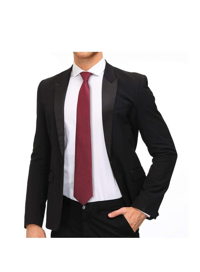 Oasisgalore 4 PCS Men's Necktie Classic Silk Tie Woven Jacquard Neck Ties - Image 3