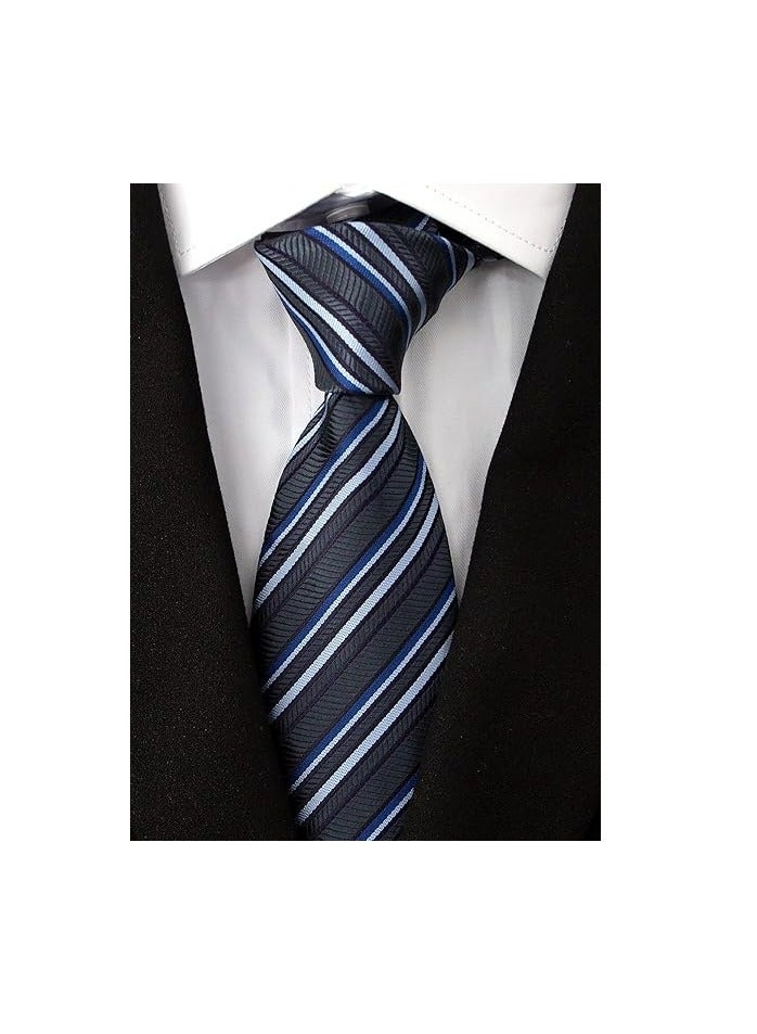 Oasisgalore 4 PCS Men's Necktie Classic Silk Tie Woven Jacquard Neck Ties - Image 4