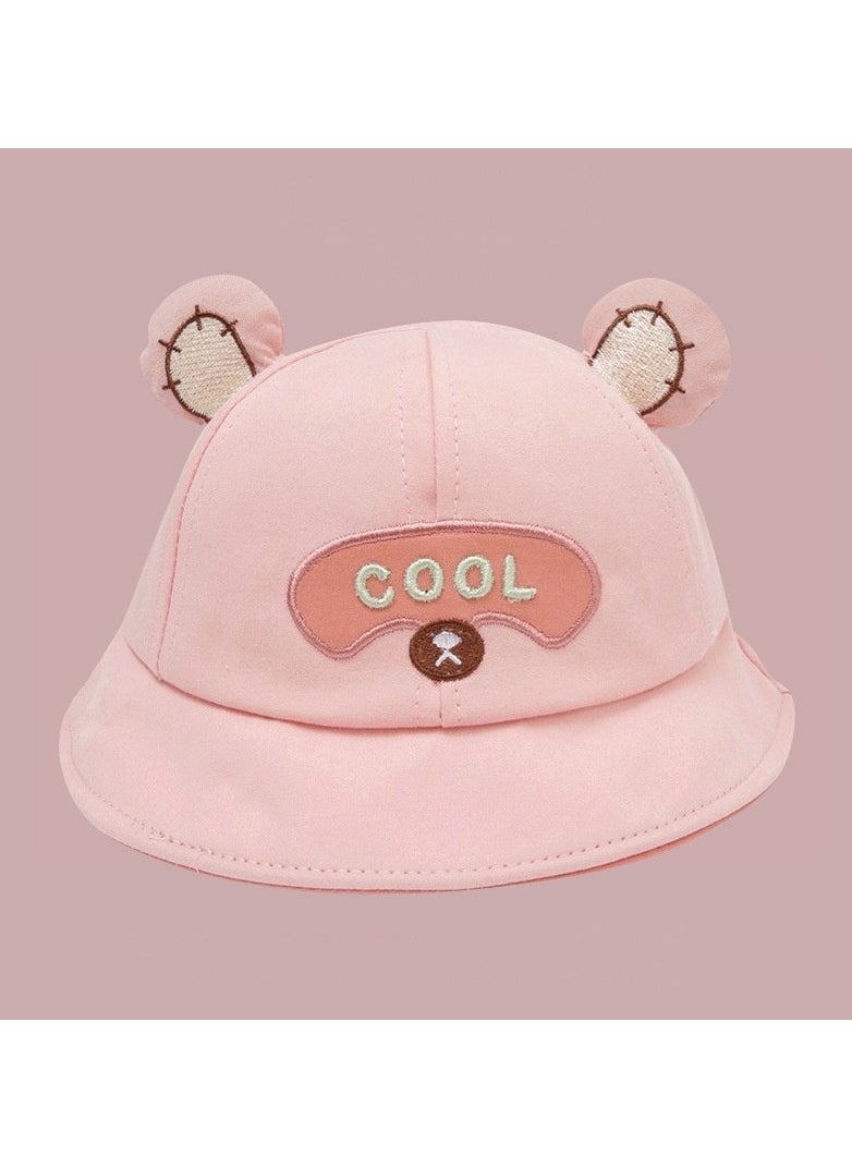 KUYING Pink series Children's Travel sun Protection and Sunshade Fisherman hat 