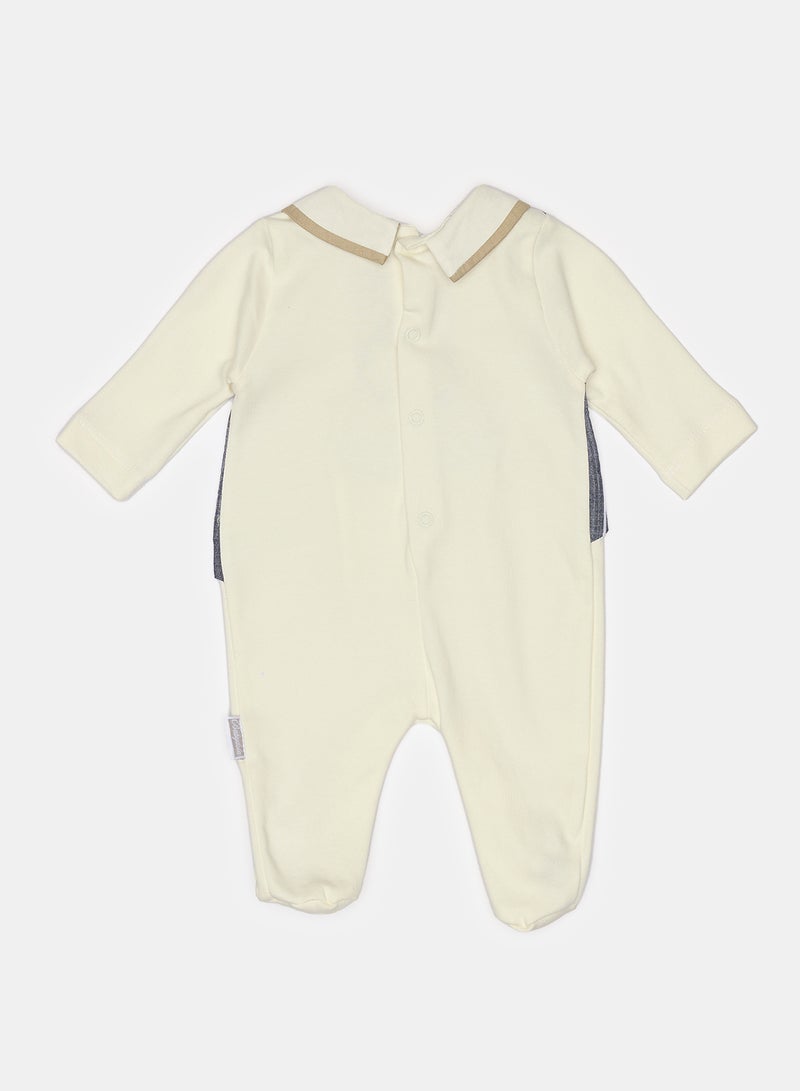 Babydola Baby Boys Fancy Footed Jumpsuit  - Image 2