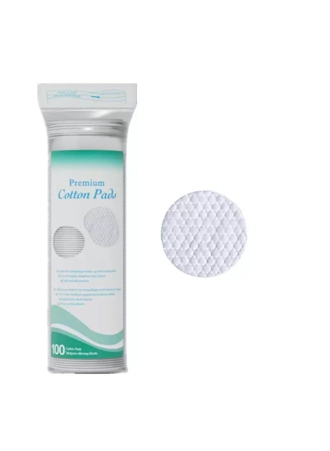 3 Packs 300 Sheets Premium Cotton Rounds ，for FaceFacial Lip & Eye Makeup Remover Pads, Effective Cosmetic Cotton Round,Hypoallergenic, Lint-Free - Image 2