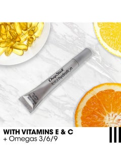 chapstick Total Hydration Vitamin Enriched Lip Oil Non Tinted Vitamin C Vitamin E Contains Omega 3 6 9 Peach Tea Flavor 0.23 Fl Oz (Pack Of 1)  - Image 3