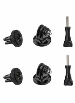 Generic Tripod Adapter Mount with 1/4" Screw Camera, Compatible action camera 7 6 5 4 3 3+ 2 1 Session Black Silver for SJ4000, forSJ5000 Xiaomi Action Cameras  - Image 1