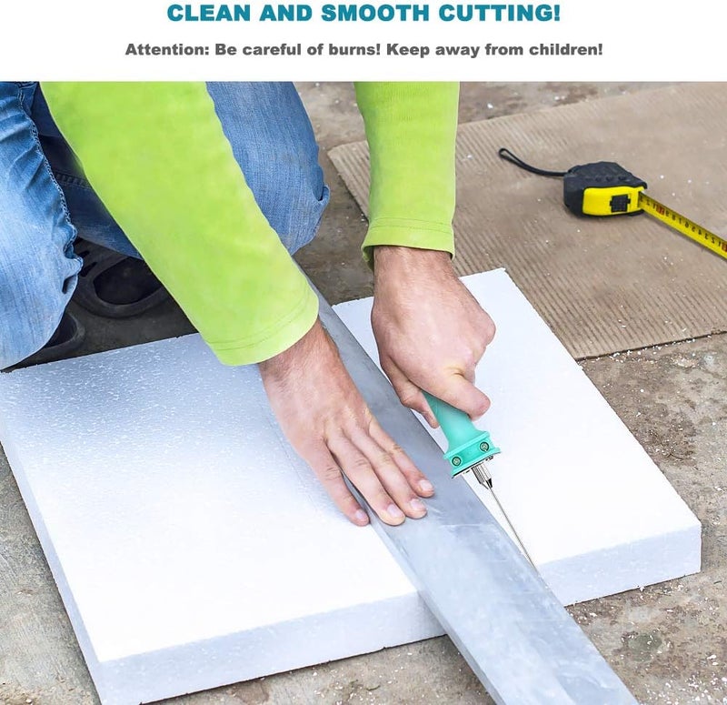 Jhua Foam Cutter, Hot Wire Knife Foam Cutter Electric Styrofoam Cutting Tool, 15W Foam Board Cutter with 4 inch Cutting Machine Pen for Styrofoam Foam Cutting, Arts, Crafts DIY - Image 3