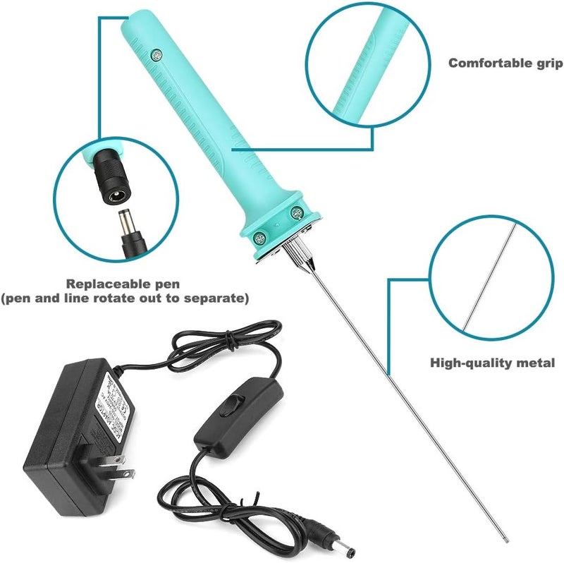 Jhua Foam Cutter, Hot Wire Knife Foam Cutter Electric Styrofoam Cutting Tool, 15W Foam Board Cutter with 4 inch Cutting Machine Pen for Styrofoam Foam Cutting, Arts, Crafts DIY - Image 2