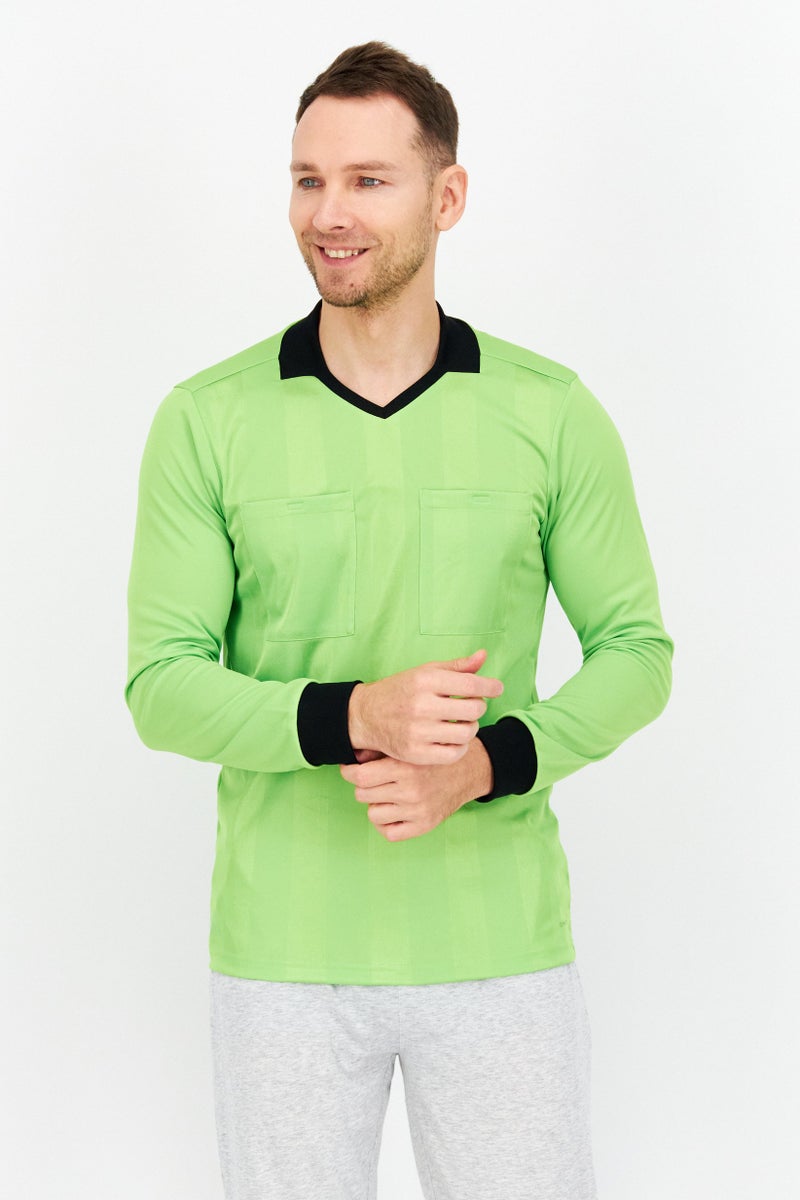 Adidas Men Sportswear Fit Long Sleeves Sweatshirt, Light Green - Image 1