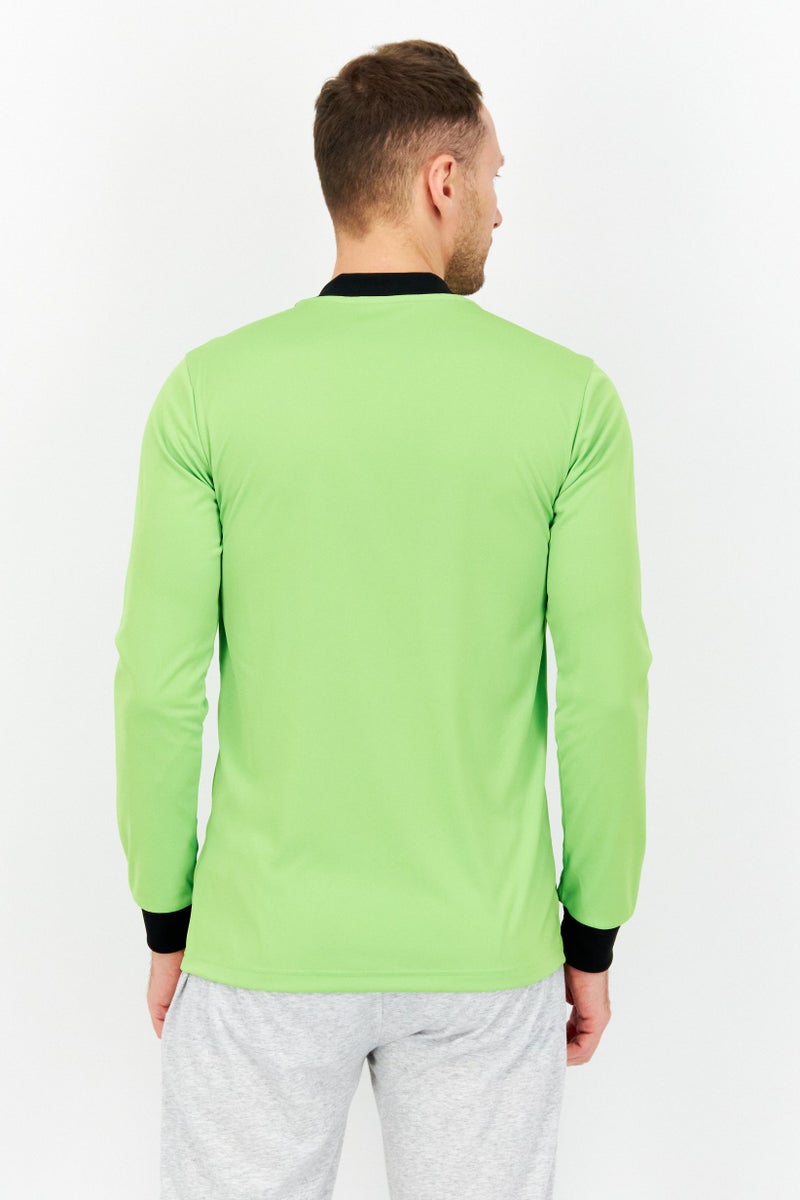 Adidas Men Sportswear Fit Long Sleeves Sweatshirt, Light Green - Image 3