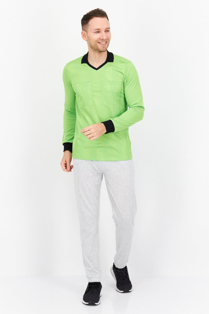 Adidas Men Sportswear Fit Long Sleeves Sweatshirt, Light Green - Image 2