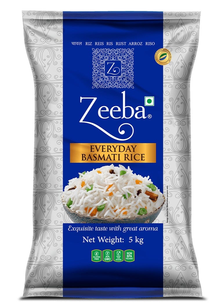Zeeba - Everyday Basmati Rice 5kg - Image 1