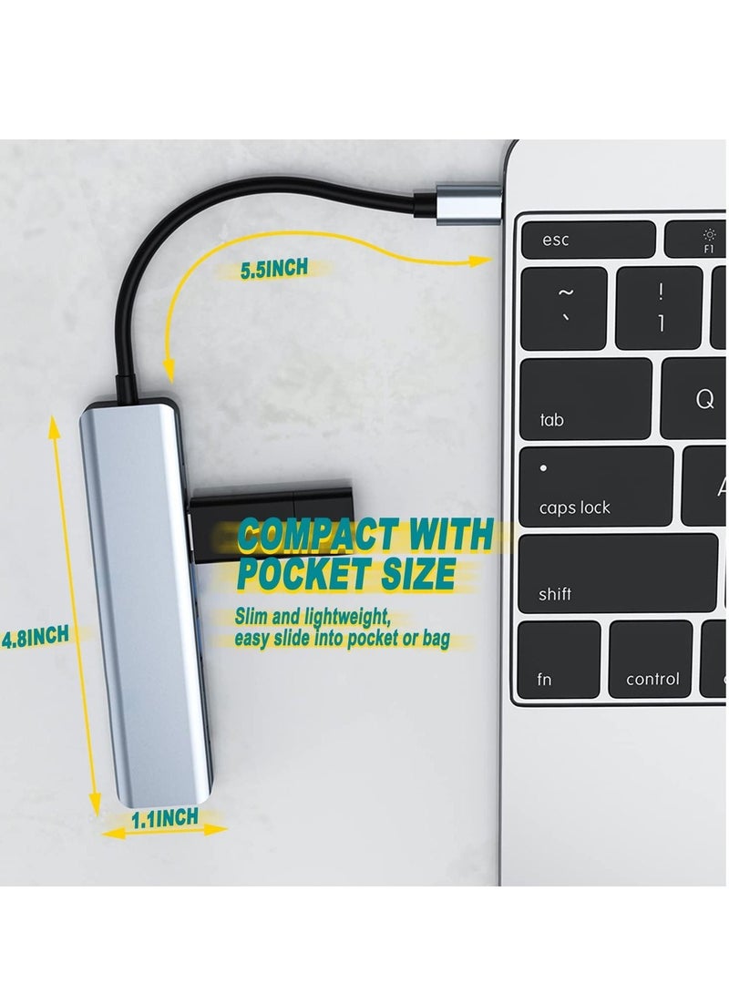 ELTRAZONE محول متعدد المنافذ USB C 7 في 1 لجهاز Macbook Pro/Air والأجهزة المدعومة من Type C - Image 3