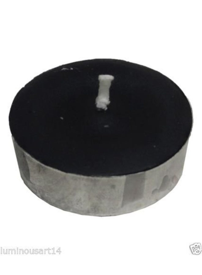 Atorakushon Smokeless Scented 80 Black Tealight t-lite Floating Candle Decorate Diwali Party - Image 2