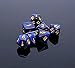 CREEBUY DND Dice Set Dark Blue Mix Black Nebula Dice for Dungeon and Dragons DD RPG Role Playing Games 7Pcs Polyhedral Dice with Dice Bag - Image 3