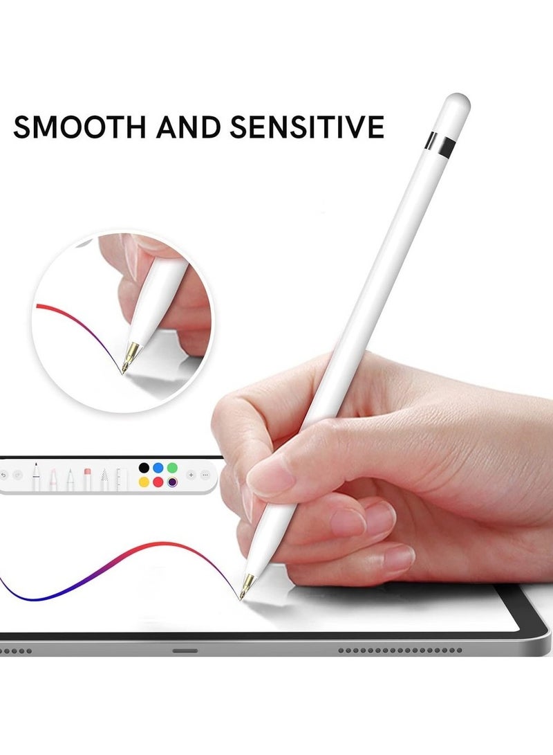 Replacement Tips For Apple Pencil 2 Pack Compatible With Apple Pencil 2nd Gen And 1st Gen No Wear Out Fine Point Precise Control Pen Like Nibs For Apple Pencil (Clear 1 8mm) - Image 3