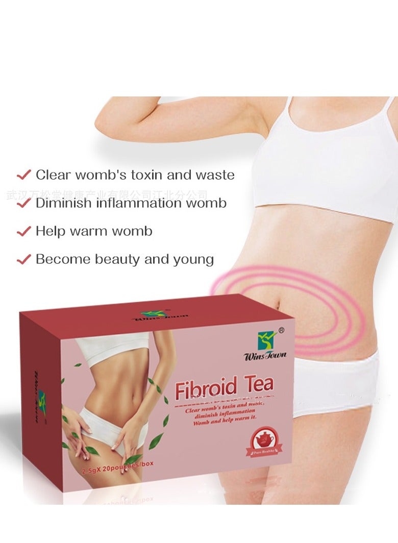 Wins Town Fibroid Teabags Healthcare Fertility Tea, Regulating Hormones Detox,Replenishing Qi And Blood 20 Pouches  - Image 2