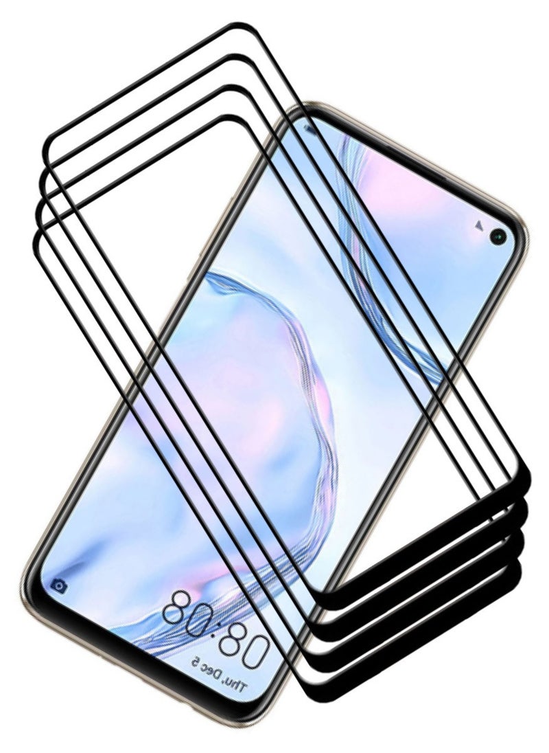 ACLIX 4 Pieces Antistatic ESD Dustproof Premium Quality High Definition Tempered Glass Screen Protector Designed For Huawei nova 7i - Image 1