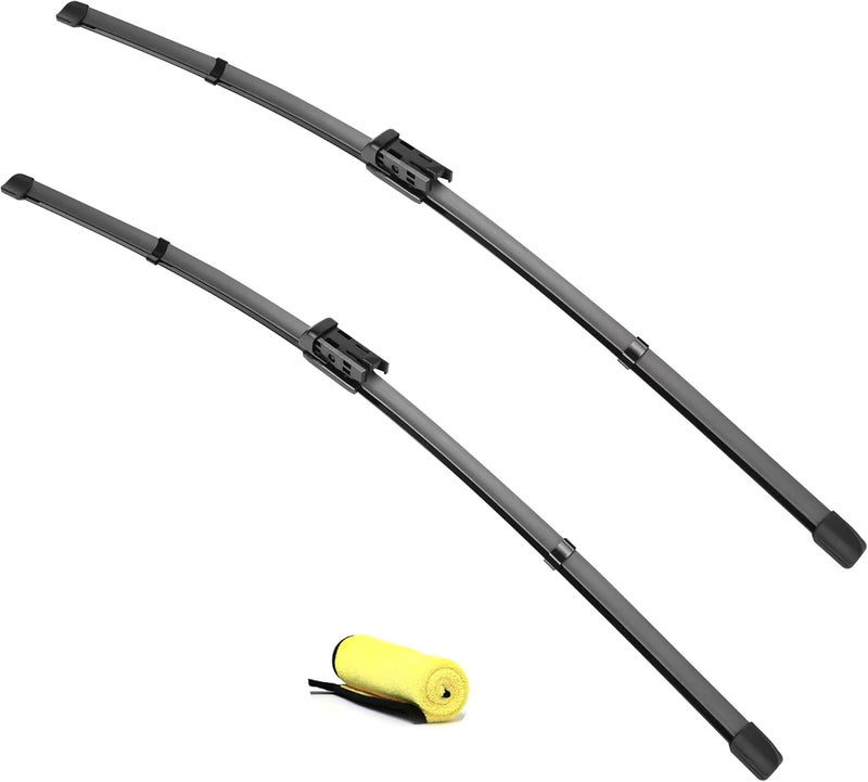 LUTEUS Windshield Wipers 24"+20"（Top Lock 16mm,Set of 2) replacement for Audi A4 A5 S4 Q3 Q5 SQ5 S5 RS5 2009-2020 Premium All-Season Automotive Windshield Wiper Blades - Image 1