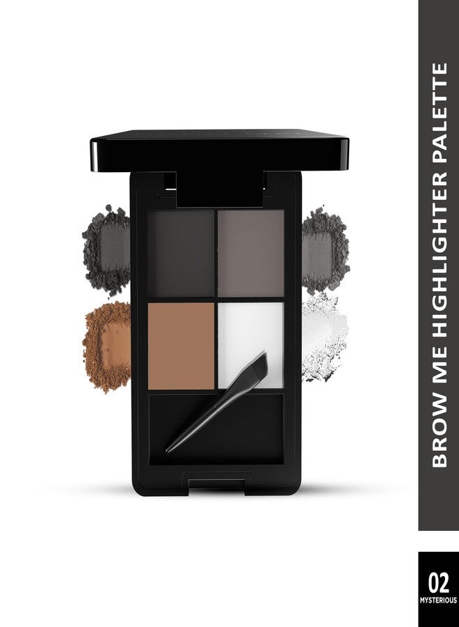 Glam 21 Glam21 4-in-1 eyebrow palette 01| Micro Pigments, Smudge Proof & Long Lasting | Eye Makeup Kit | 9 gm | Shade-02 - Image 2