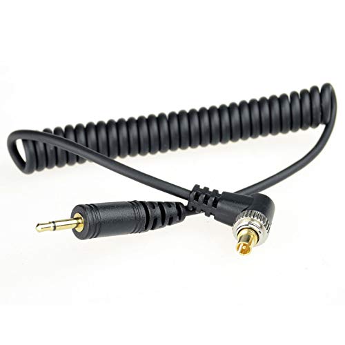 DSLRKIT 2.5mm to Male Flash PC Sync Cable Cord with Screw Lock - Image 1