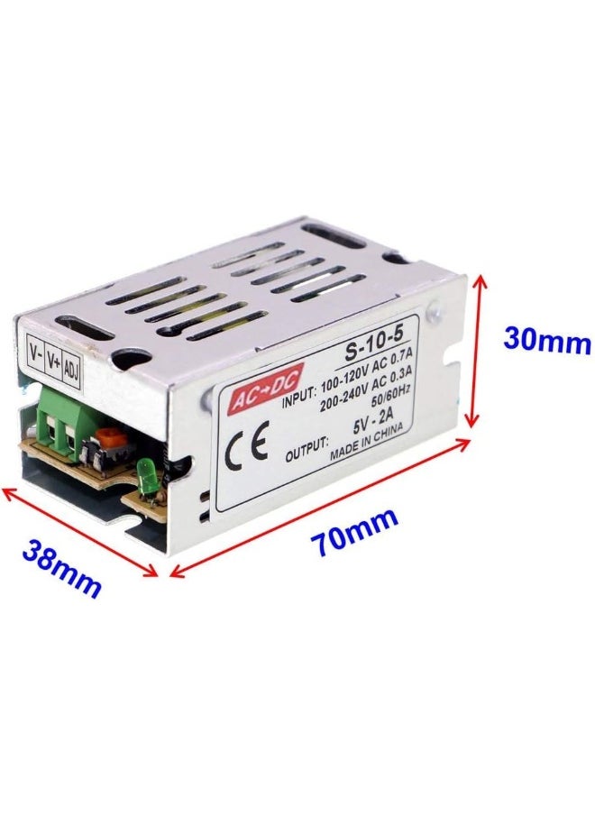 melfi Power Supply Ac/Dc Led Driver Reliable Power Supply For Led Lighting Systems Perfect For Commercial Residential And Industrial Applications 5V 2A  - Image 2