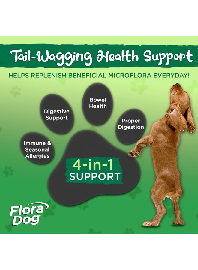 Vital Planet Flora Dog Probiotic Chewable Tablets Supplement with 20 Billion Cultures and 10 Strains, High Potency Immune and Digestive Support Probiotics for Dogs, 30 Beef Flavored Chewable Tablets - Image 4