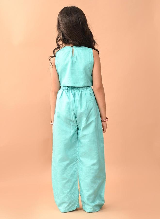 LILPICKS Printed Top with Palazzo Set - Image 3