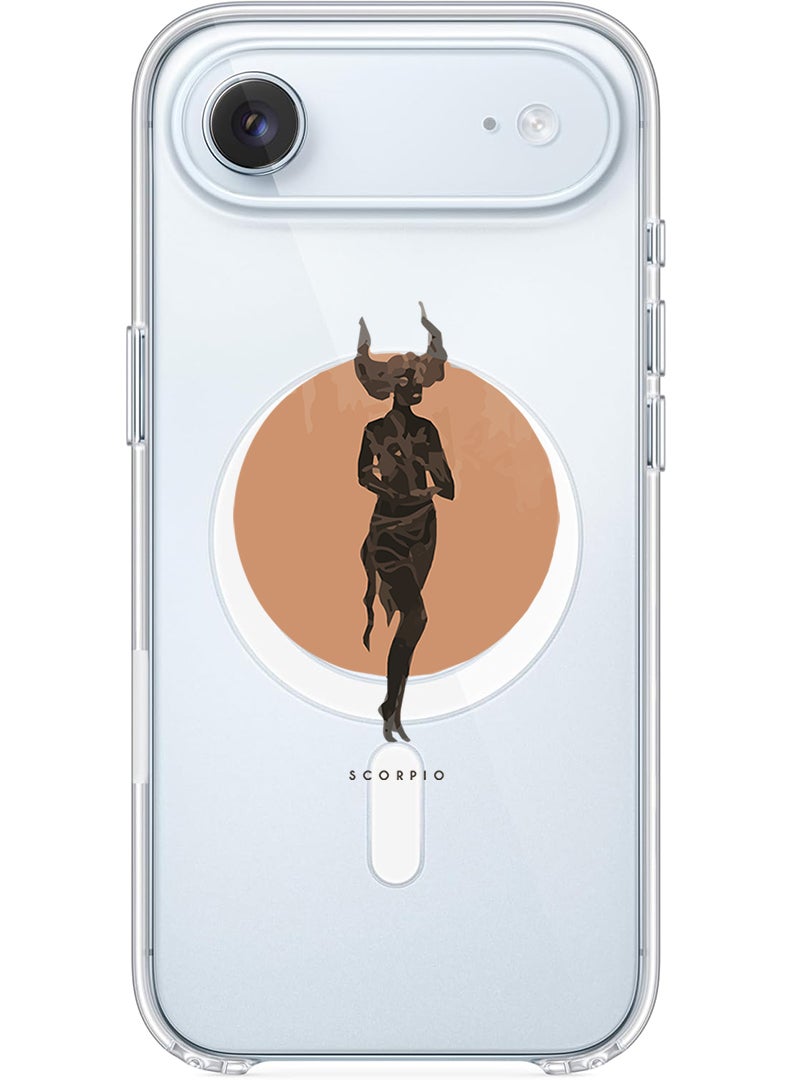 Theodor Magnetic Case for Apple iPhone 17 Air Compatible with MagSafe Wireless Charging, Shockproof Phone Bumper Cover - Scorpio - Image 1