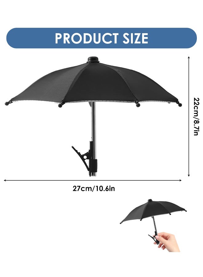 Universal Phone Sun Shade Clip, Anti Glare Smartphone Screen Shield For Outdoor Use, Mini Umbrella Sun Visor Cover For Cell Phone, Adjustable Clip-On Phone Accessories - Image 2