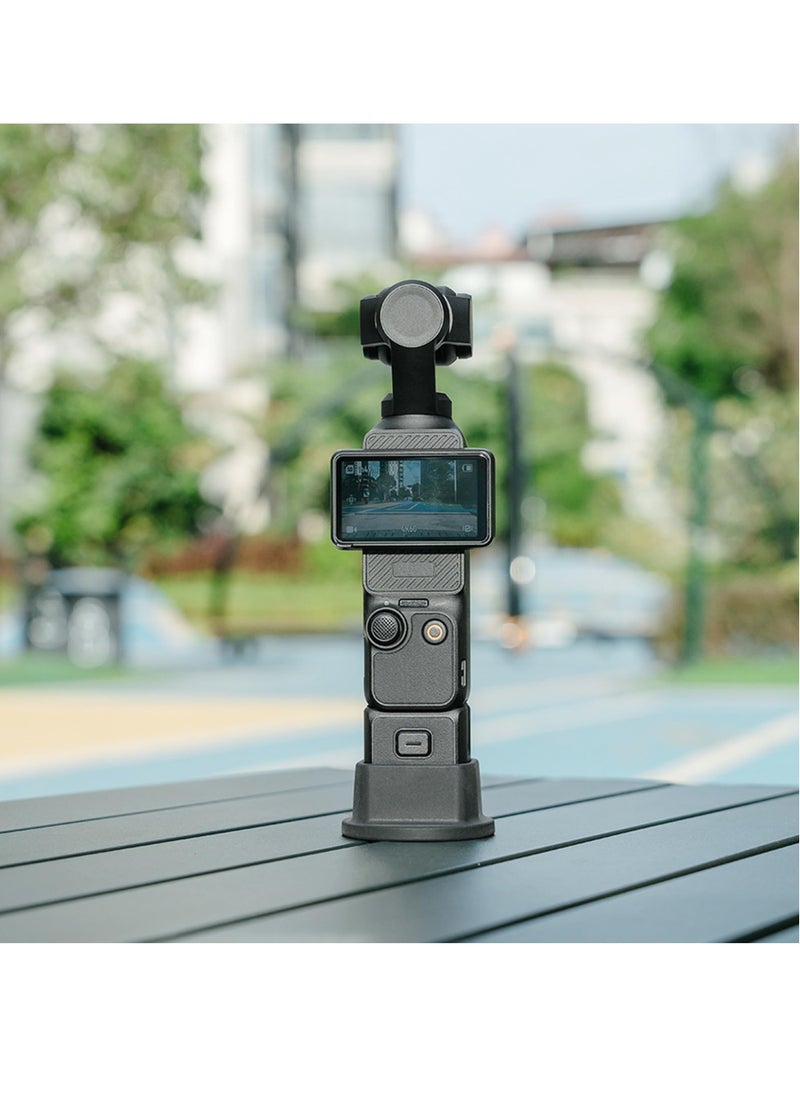 KASTWAVE Silicone Non-Slip Desktop Mount for DJI Osmo Pocket 3, Osmo Pocket 3 Accessories (Silicone Black), Lightweight and Compact  - Image 2