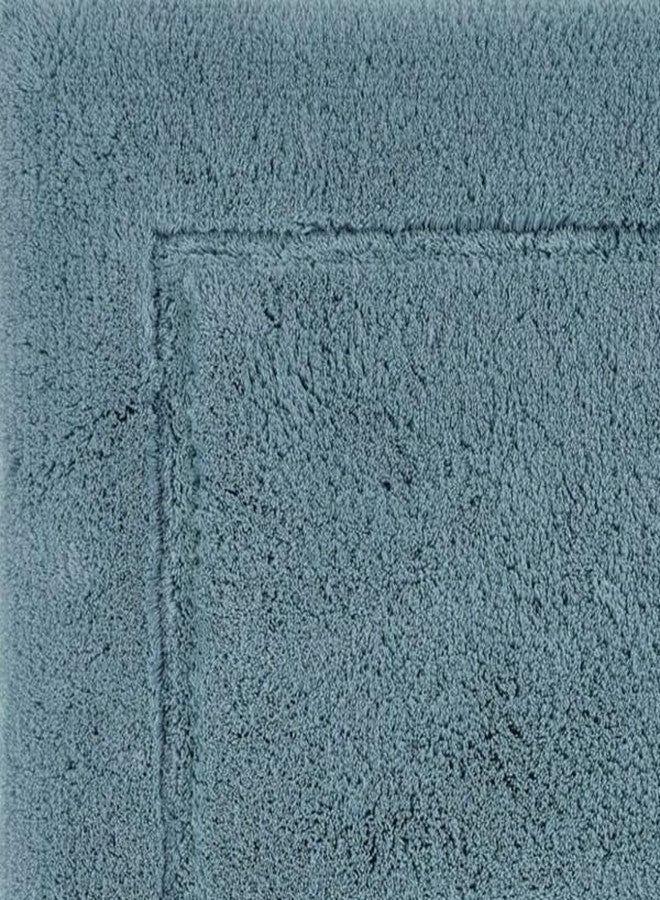 Eddika Highly Absorbent 100% Cotton Large Size Bath Rug, Sized 40 x 70 inches (Navy Blue) - Image 2