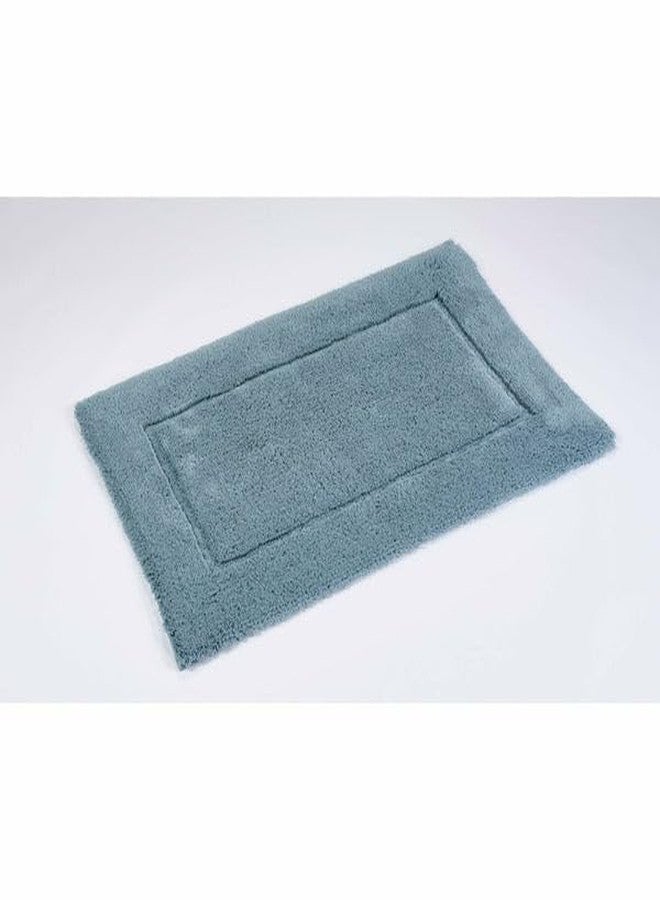 Eddika Highly Absorbent 100% Cotton Large Size Bath Rug, Sized 40 x 70 inches (Navy Blue) - Image 4