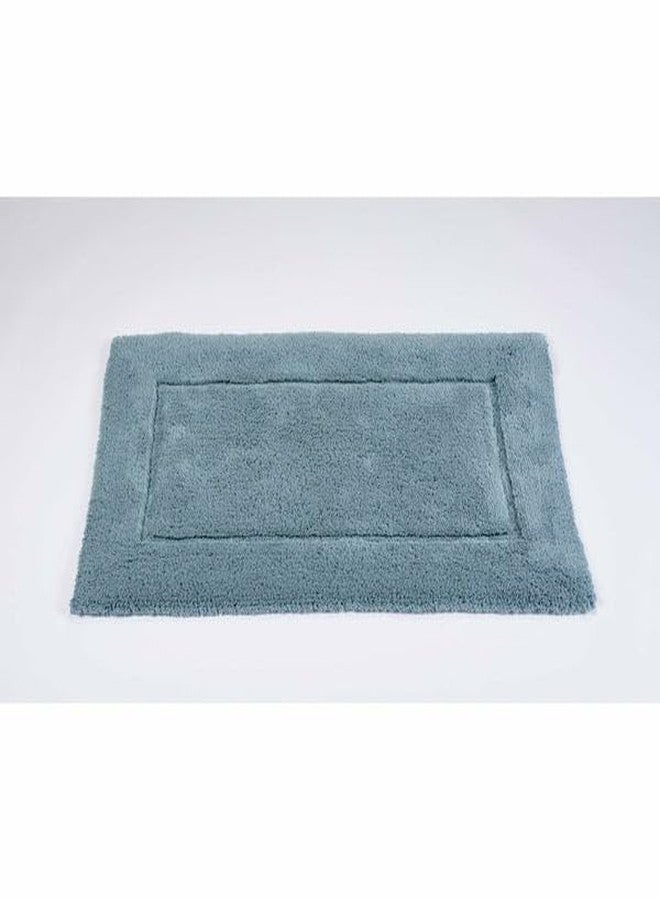 Eddika Highly Absorbent 100% Cotton Large Size Bath Rug, Sized 40 x 70 inches (Navy Blue) - Image 3