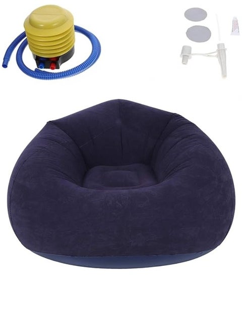 Inflatable Bean Bag Chair with air pump,Portable Foldable Lazy Sofa Lounger,Washable Couch Indoor Outdoor for Kids Adults