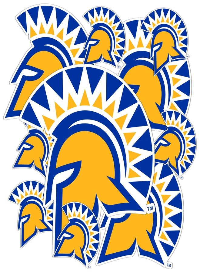 Desert Cactus San Jose State University Sticker SJSU Spartans Sticker Vinyl Decals Laptop Water Bottle Car Scrapbook Sheet (Type 3-1) - Image 1