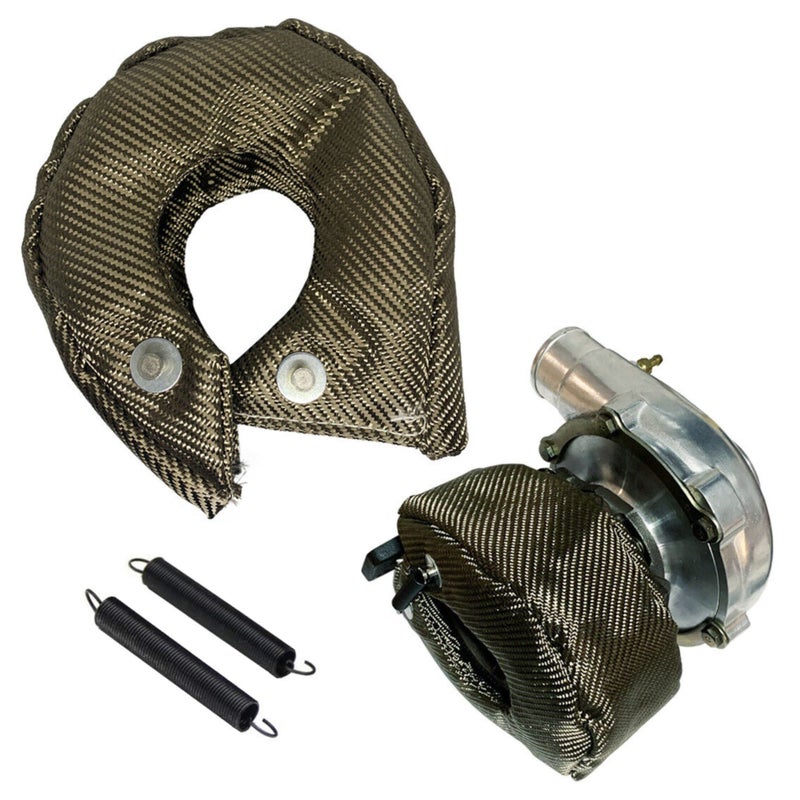 t3 turbo blanket Titanium turbo blanket t3 for T25 T28 GT25 GT28 GT30 GT32 GT35 CT26 Turbine Housing with Locking Springs Titanium t3