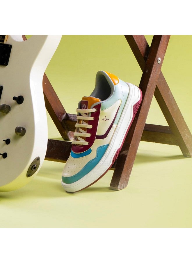 YOHO Classic Sneakers for Women | Cushioned Insole | Anti-skid | Casual Shoes Dove Grey - Image 2