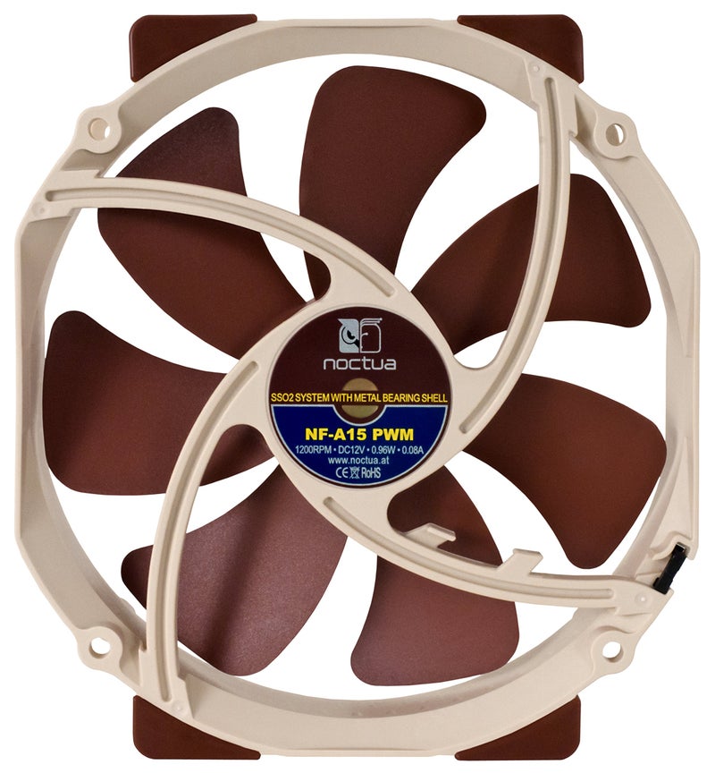 Noctua NF-A15 PWM, Premium Quiet Fan, 4-Pin (140mm, Brown) - Image 4