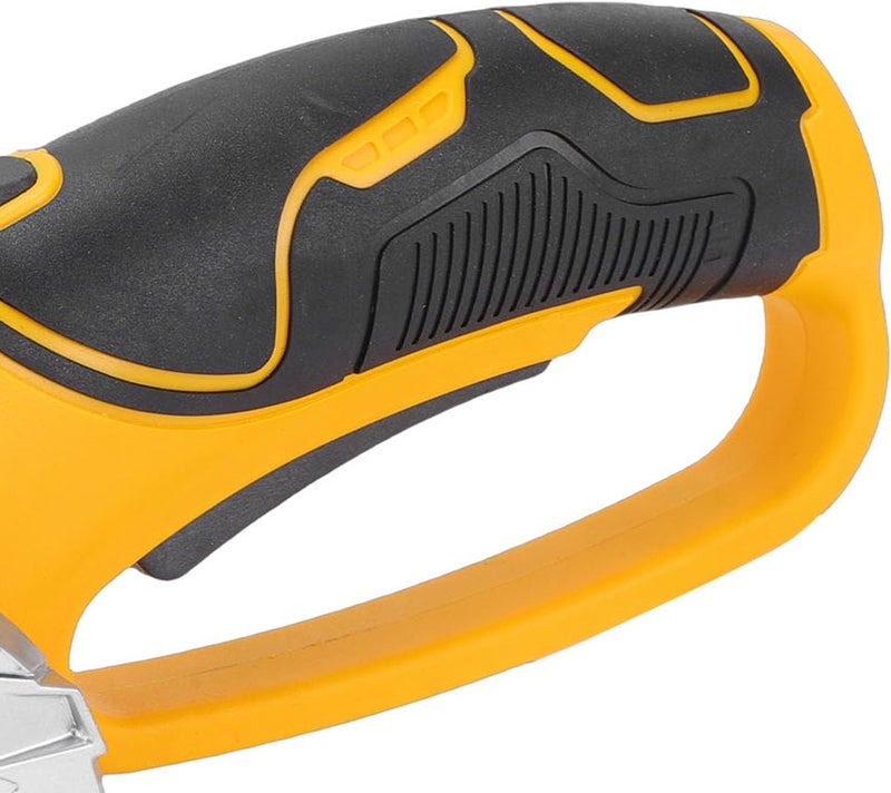 TOPINCN Cordless Electric Scissors, 4V Mini Box Cutter Rechargeable Cardboard Cutter Tool with LED Light for Fabric Leather Carpet and Craft Cutting (2 Cutting Heads) - Image 4
