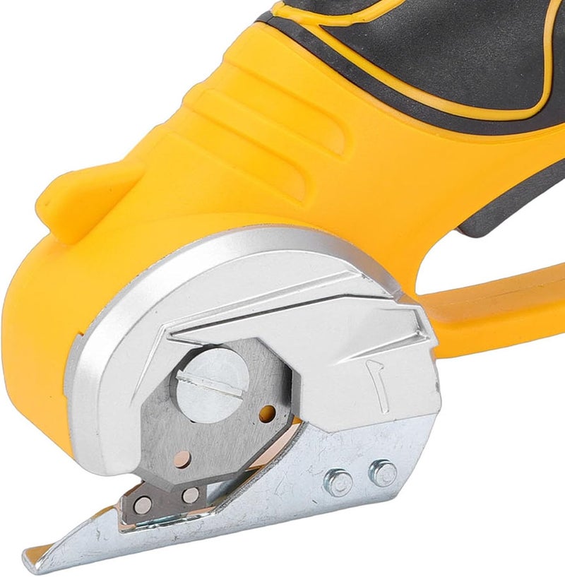 TOPINCN Cordless Electric Scissors, 4V Mini Box Cutter Rechargeable Cardboard Cutter Tool with LED Light for Fabric Leather Carpet and Craft Cutting (2 Cutting Heads) - Image 3