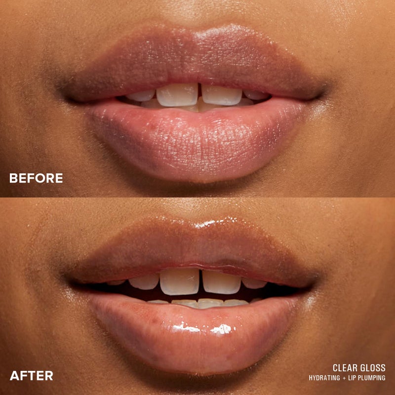 Nudestix Hydrating Peptide Lip Butter â€“ Glossy Lip Balm with Avocado, Shea Butter & 2% Peptides for Hydration & Plumping | Clean, Vegan & Cruelty-Free - Clear Gloss - Image 2