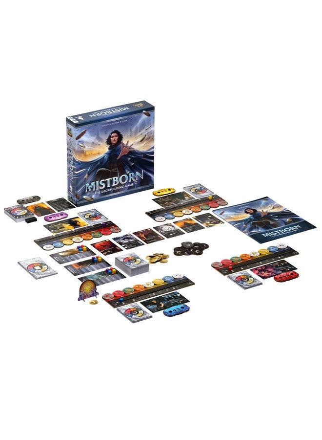 Brotherwise Games Mistborn Deckbuilding Game - Forge Alliances in Epic Metal-Burning Battles - Cooperative Card Game by Designer John - Immersive Strategic Gameplay - Image 2