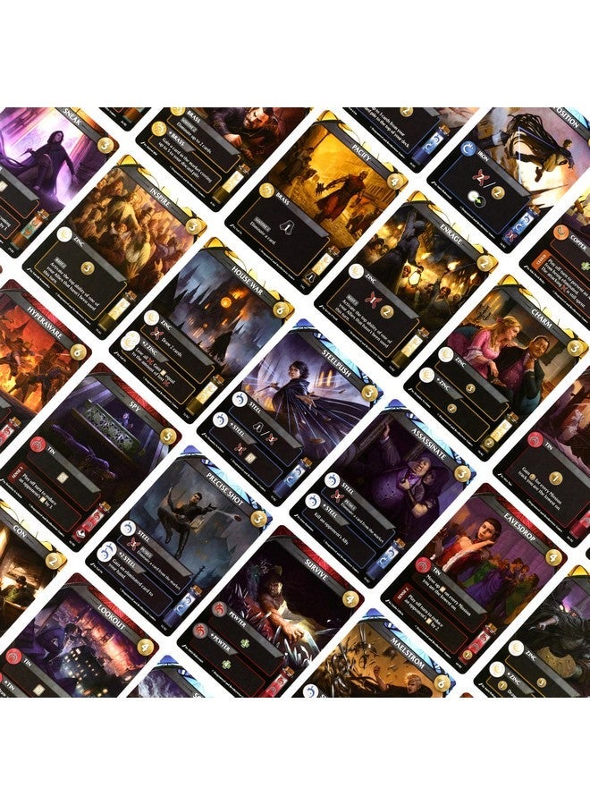 Brotherwise Games Mistborn Deckbuilding Game - Forge Alliances in Epic Metal-Burning Battles - Cooperative Card Game by Designer John - Immersive Strategic Gameplay - Image 3